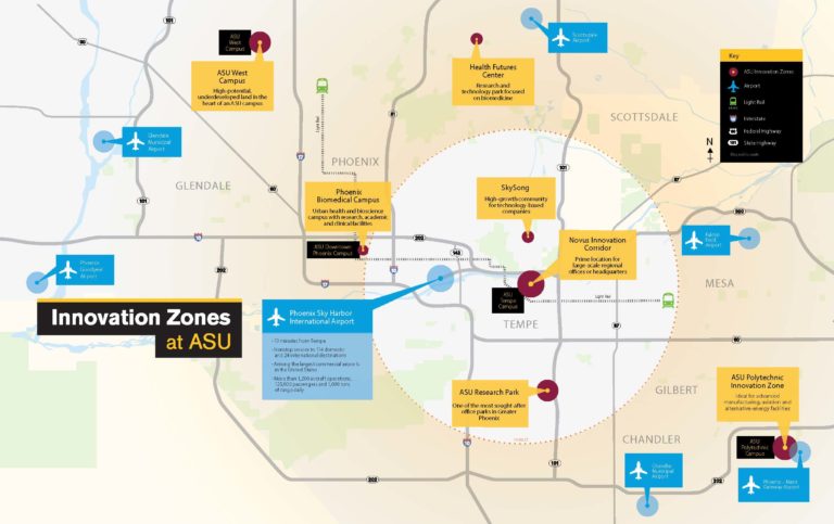 Arizona State University Innovation Zones