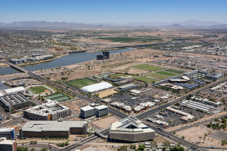 Aerial of Novus Innovation Corridor in Tempe, AZ